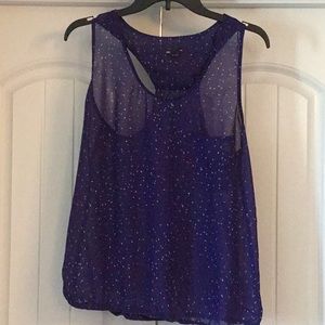 Racer back tank with pocket